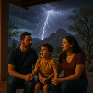 Storm over the Catalins