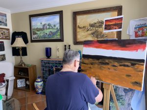 Dan Hoffbauer -  Artist at Work