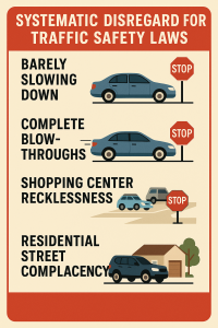 Systematic Disregard for Traffic Safety Laws