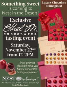Ethel M Chocolates tasting at Nest in the Desert 