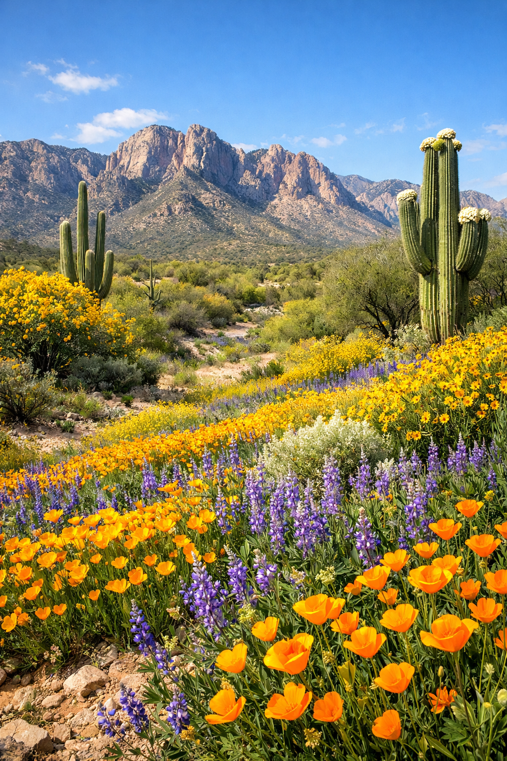 Oro Valley is never truly dormant. Every spring, the Sonoran landscape blooms.