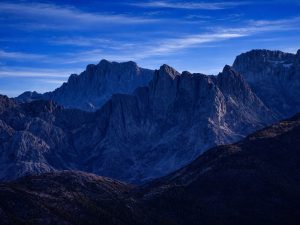 Blue Hour Over Pusch Ridge