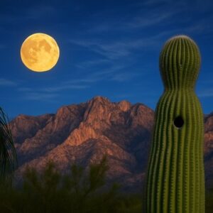 Saguaro Moonrise