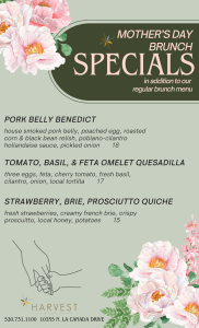 Harvest Restaurant Mother's Day