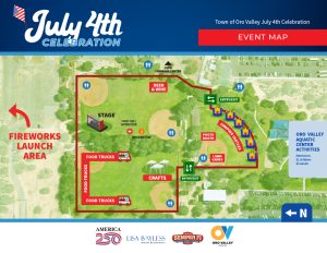 2026 July 4th Event Map