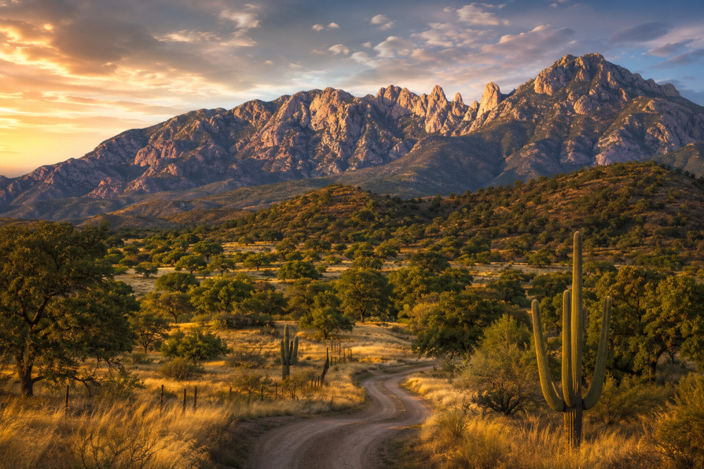 Scenic sunset photo 